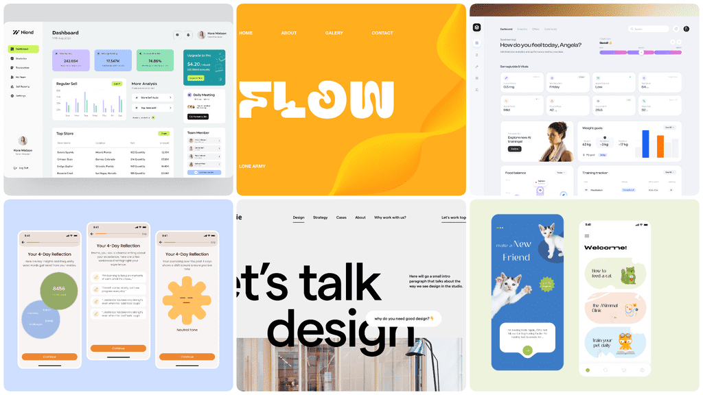 Image of minimal and functional ui design